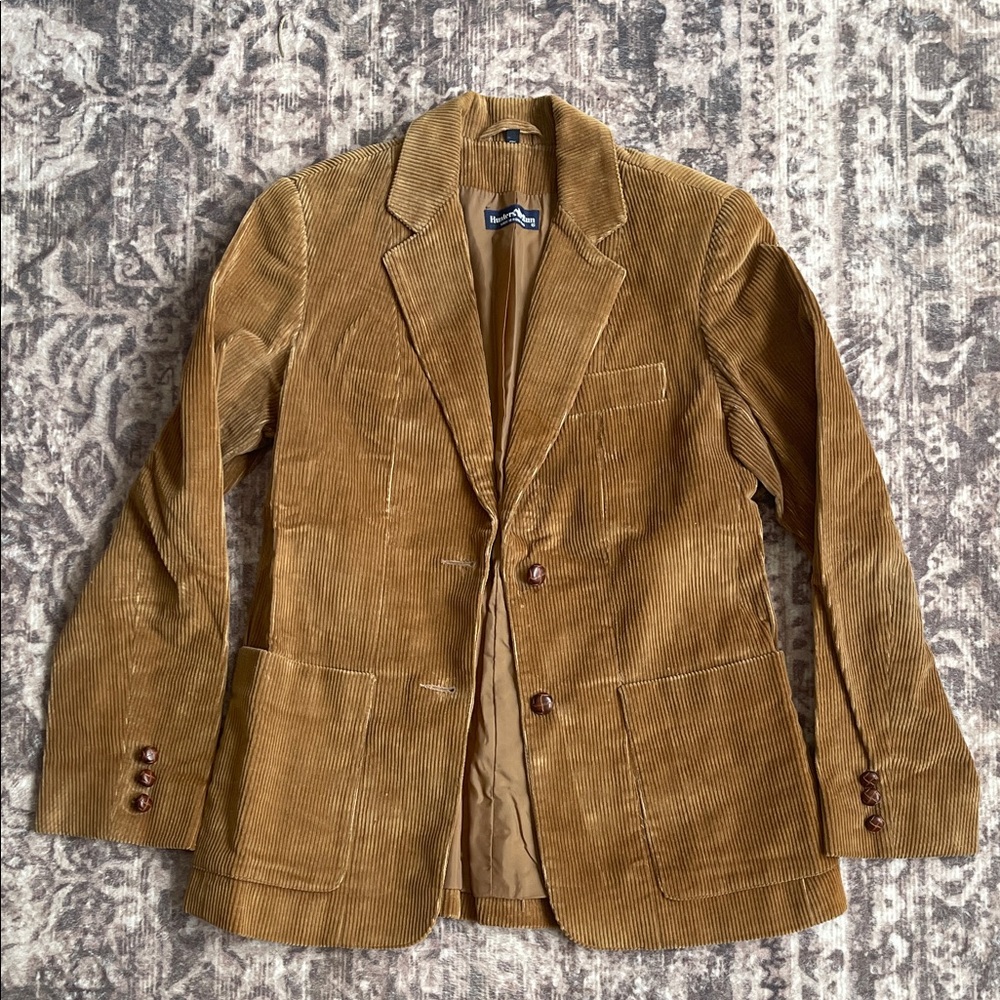 Vintage Hunters Run Brown Corduroy Blazer
